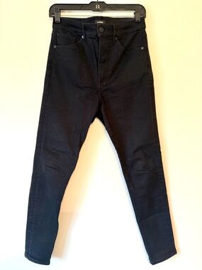 EXPRESS Women’s Stretch Skinny High Rise Black Jeans - Slim Fit